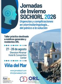 Jornadas de Invierno SOCHIORL, Sociedad Chilena de Otorrinolaringología